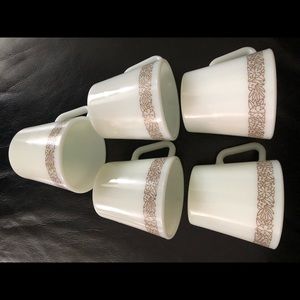 Vintage Pyrex Mugs 5 pcs